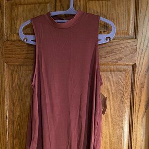 American Eagle mock neck knit sleeveless tank